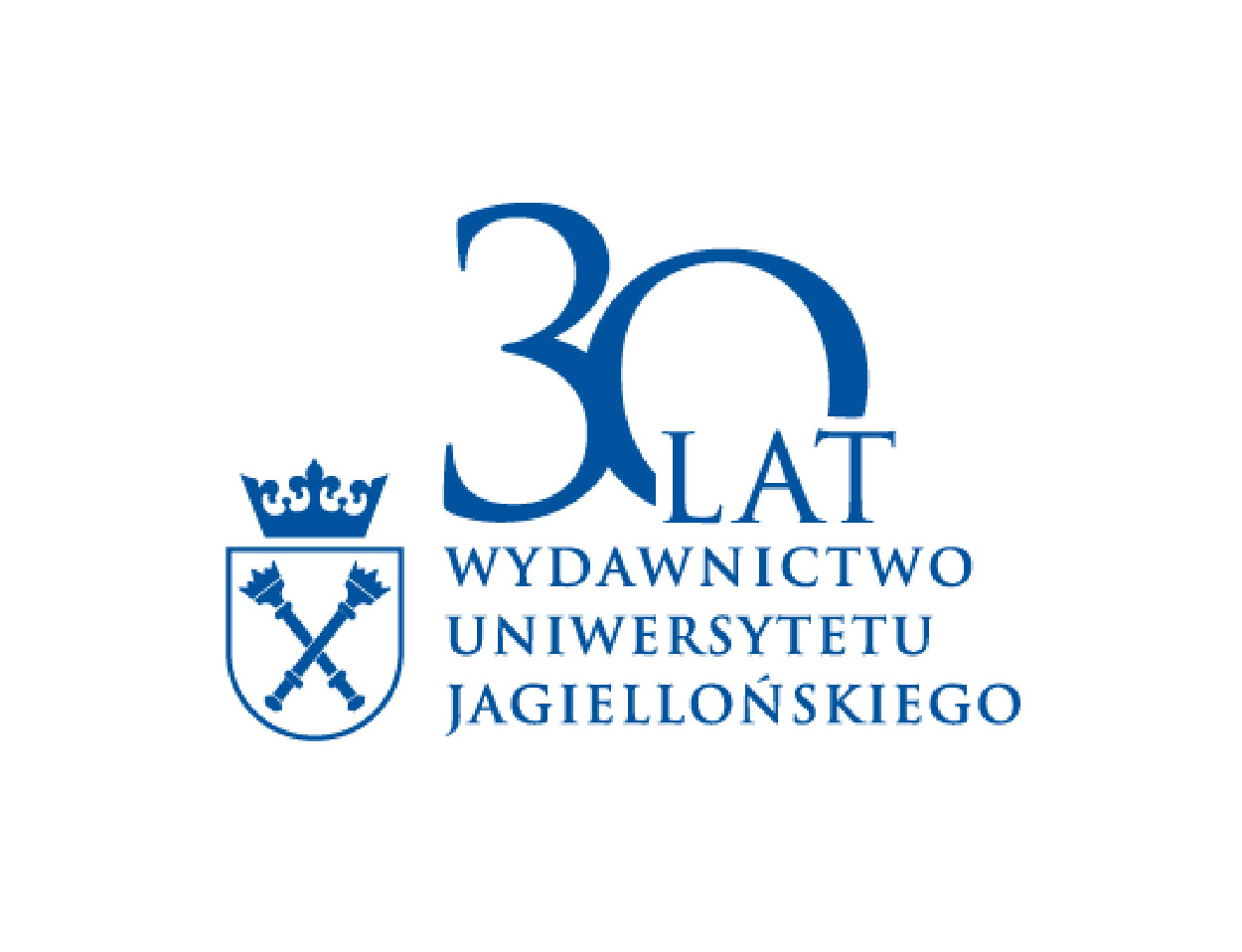 Logo 30 lat wydawnictwa uj
